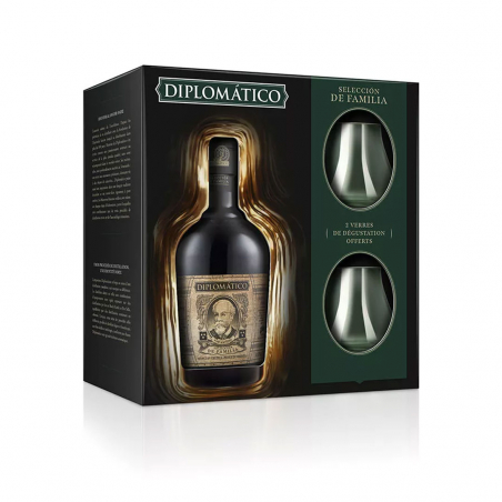 Coffret Diplomatico Seleccion de Familia + 2 verres6349