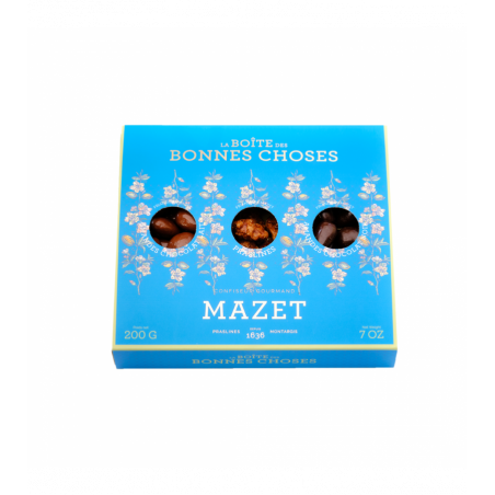 Boite bonnes choses bleue - Mazet6358