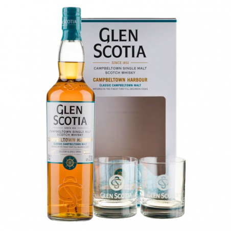 Coffret Glen Scotia Harbour + 2 verres6361