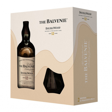 Coffret The Balvenie 12 ans Double Wood avec 2 verres6366