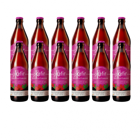 Kéfir Hibiscus Feuilles de Cassis - 12 x 33 cl6456